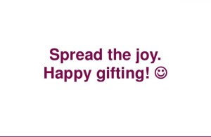 joy of gifting